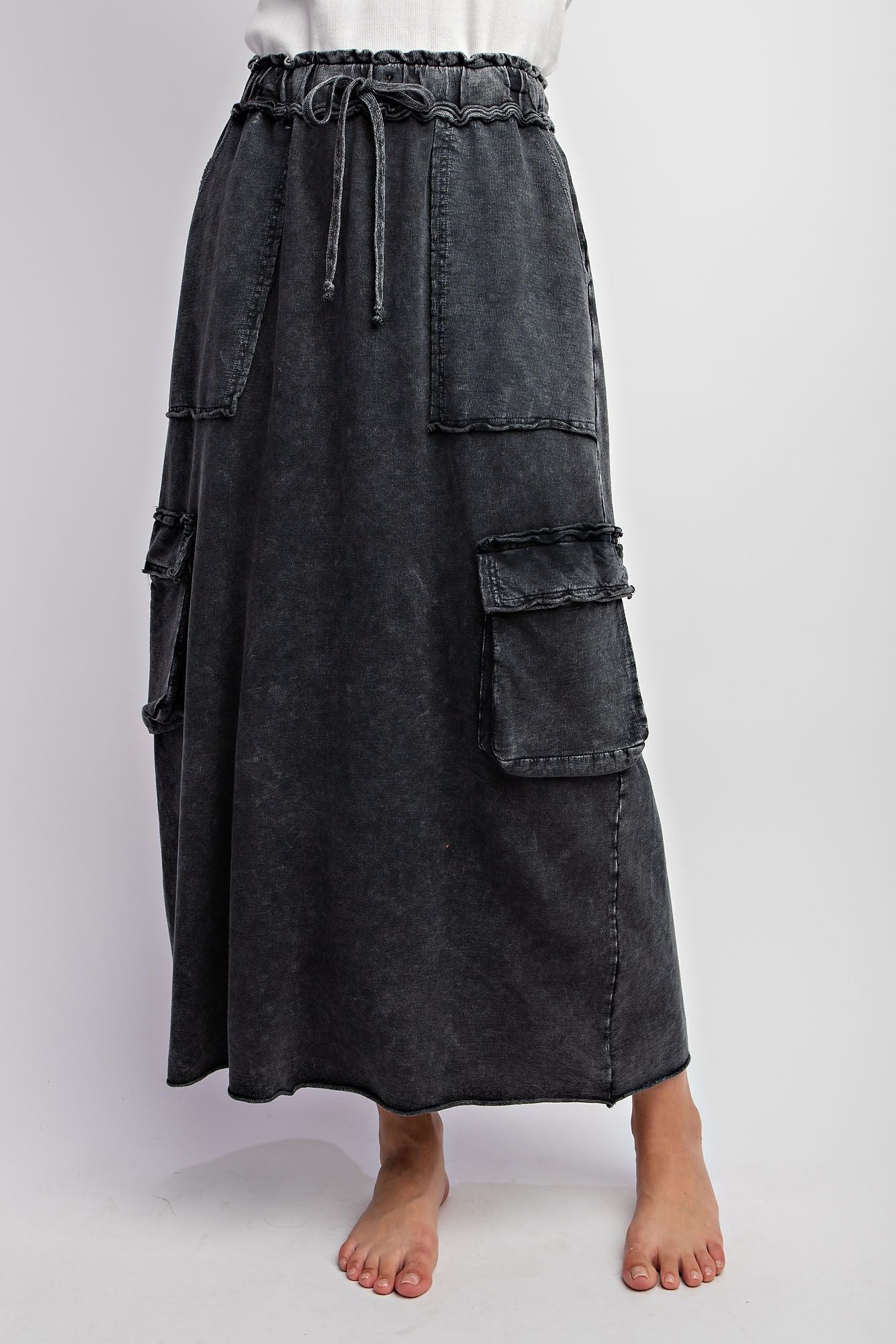 Knit Cargo Skirt