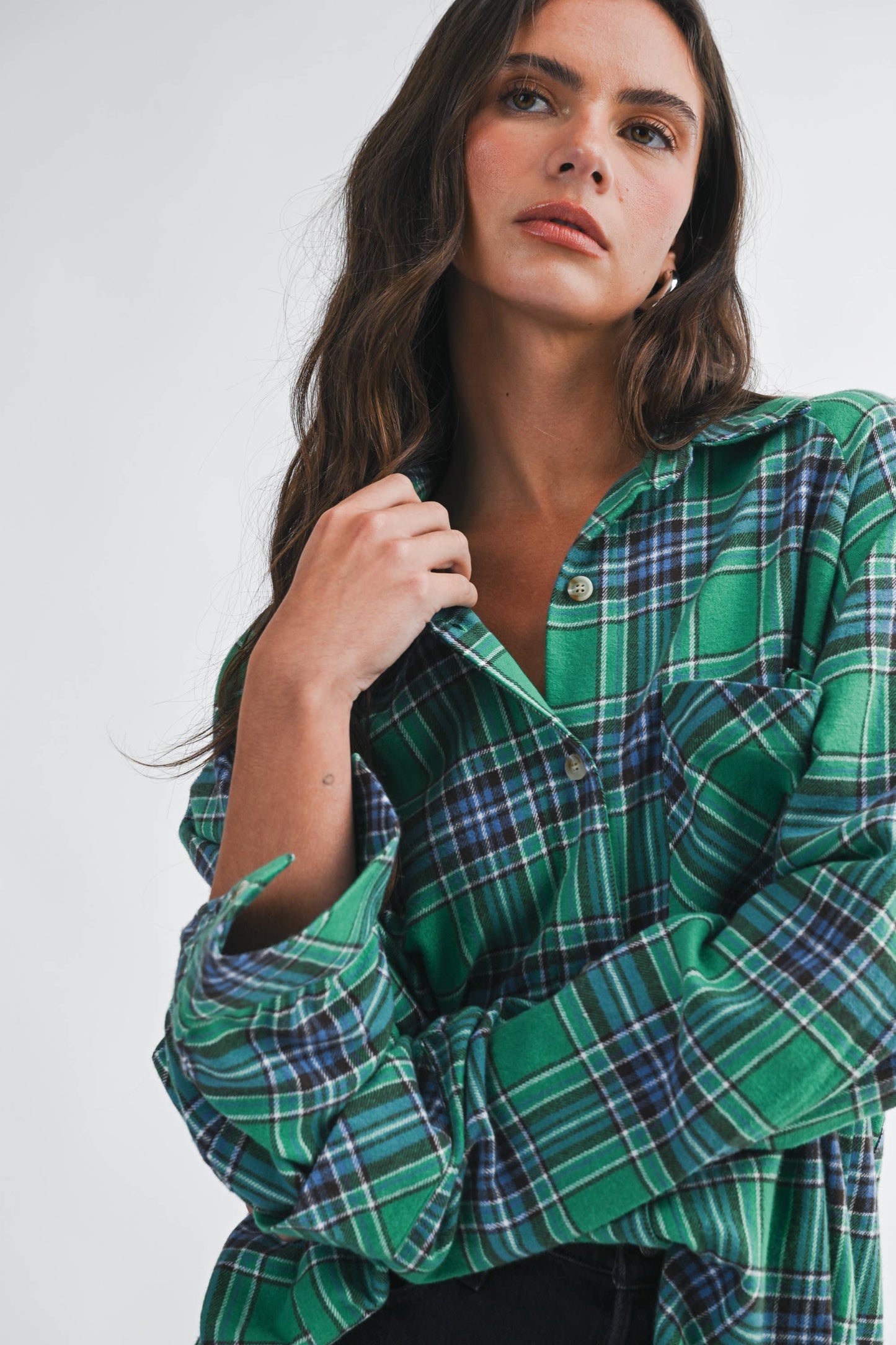Oversized Flannel  Shirt
