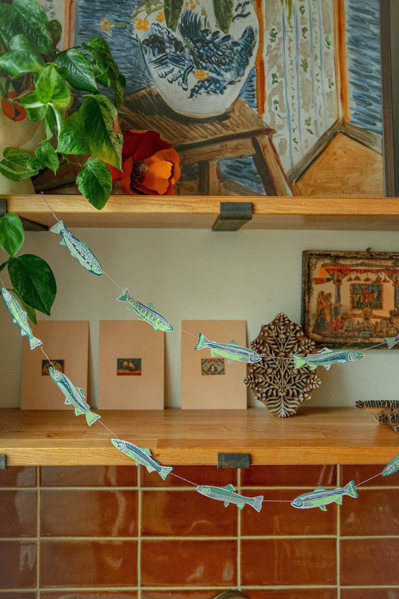 ANCHOVIES SEWN GARLAND