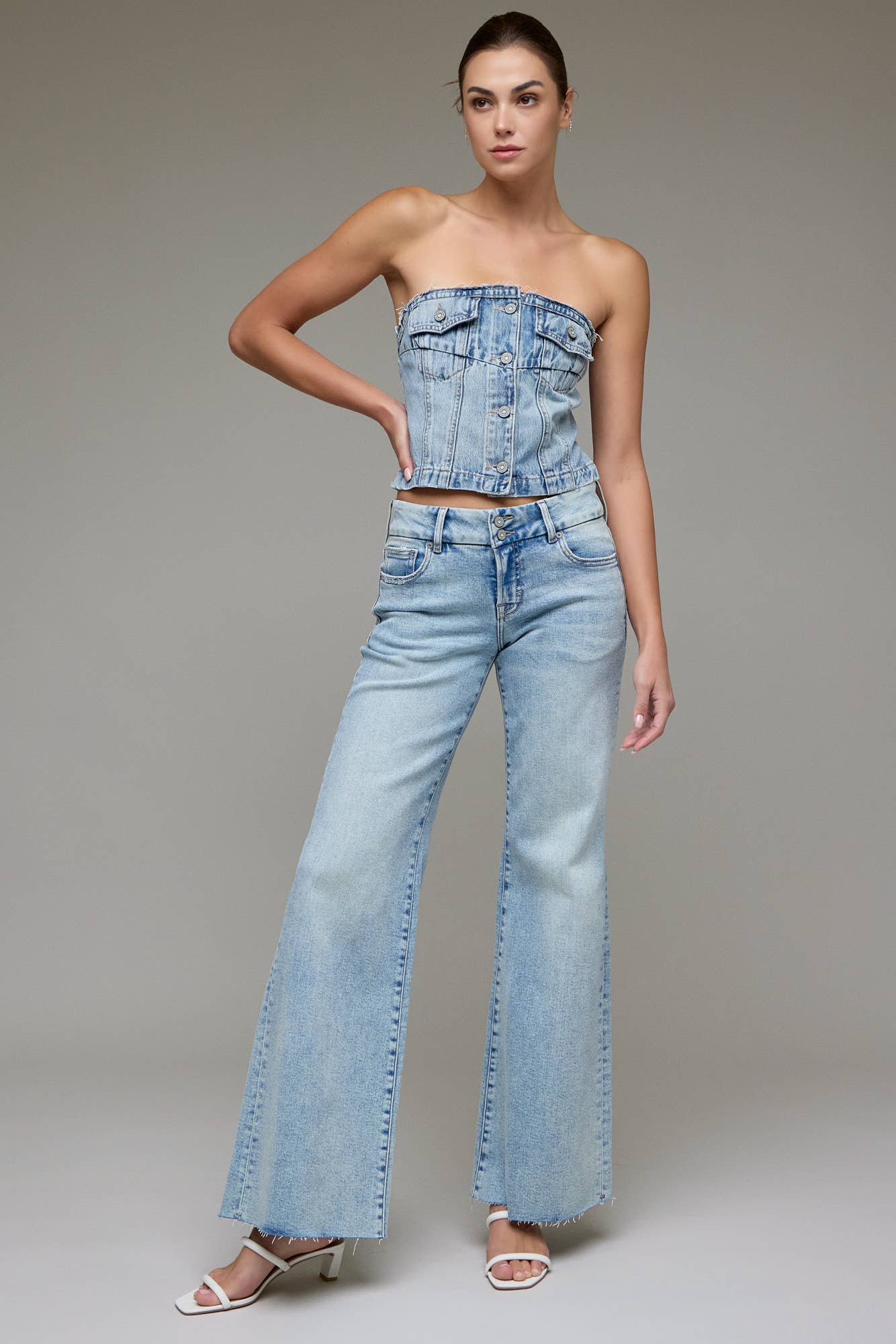 DOUBLE BUTTON FLARE