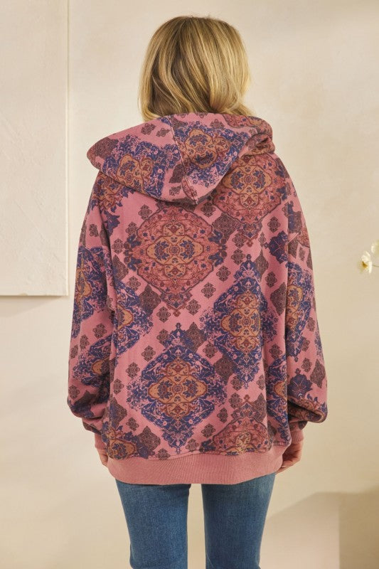 Vibin’ Printed Hoodie