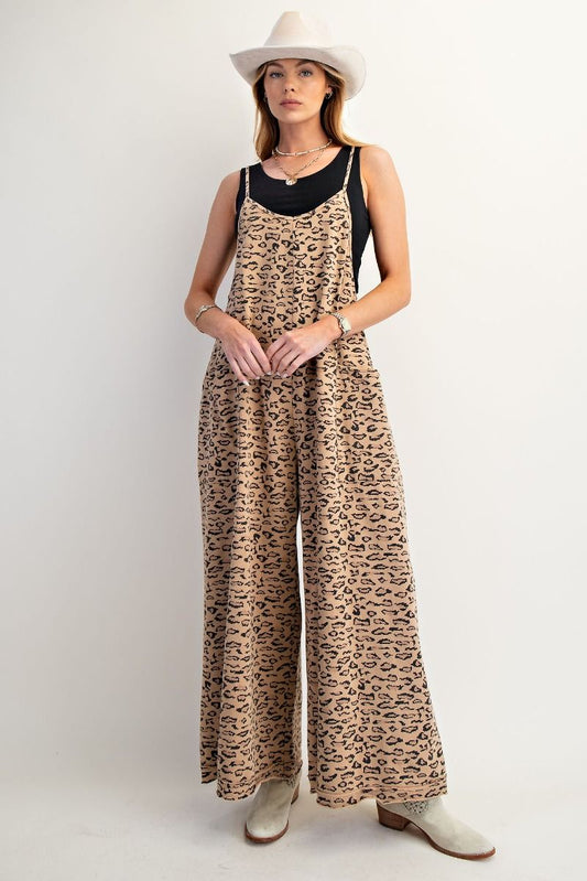 Animal Print Jumsuit