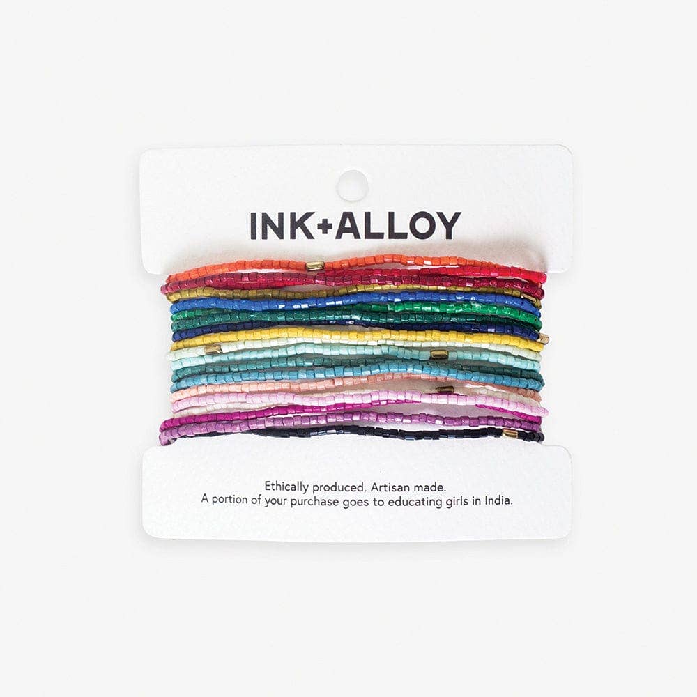 18 Strand Luxe Stretch Bracelet Set