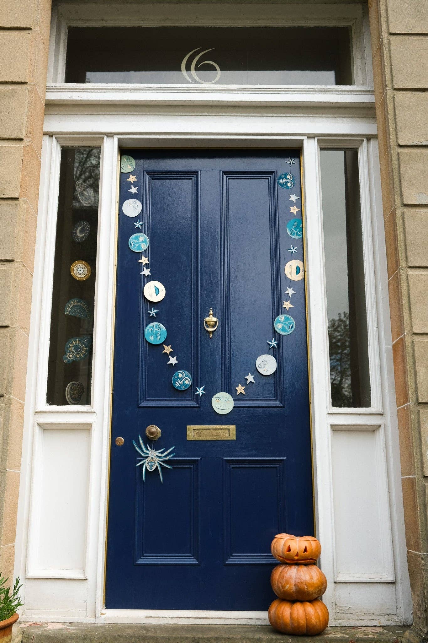 MAN ON THE MOON SEWN GARLAND