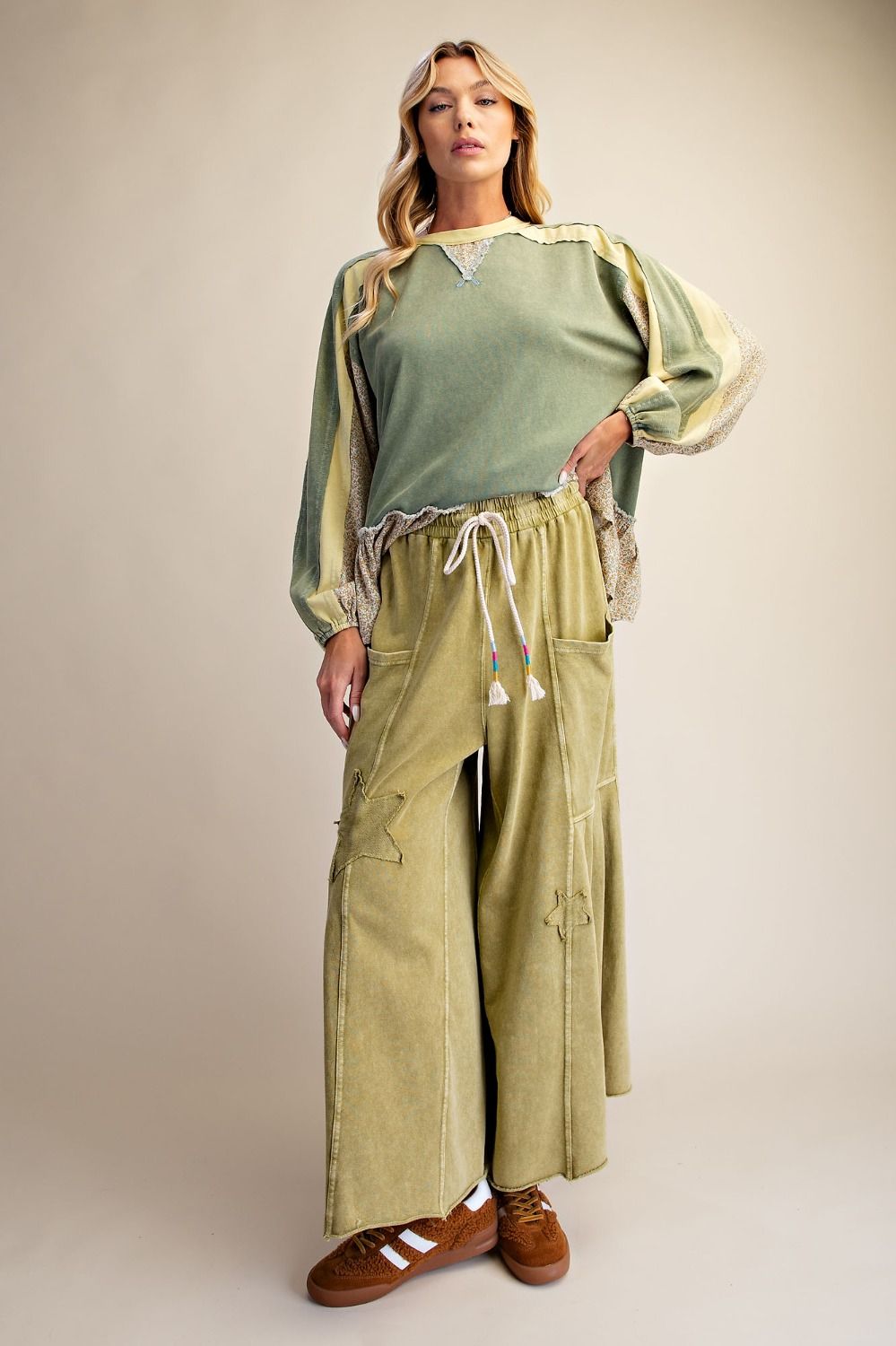 Terry Knit Star Pants