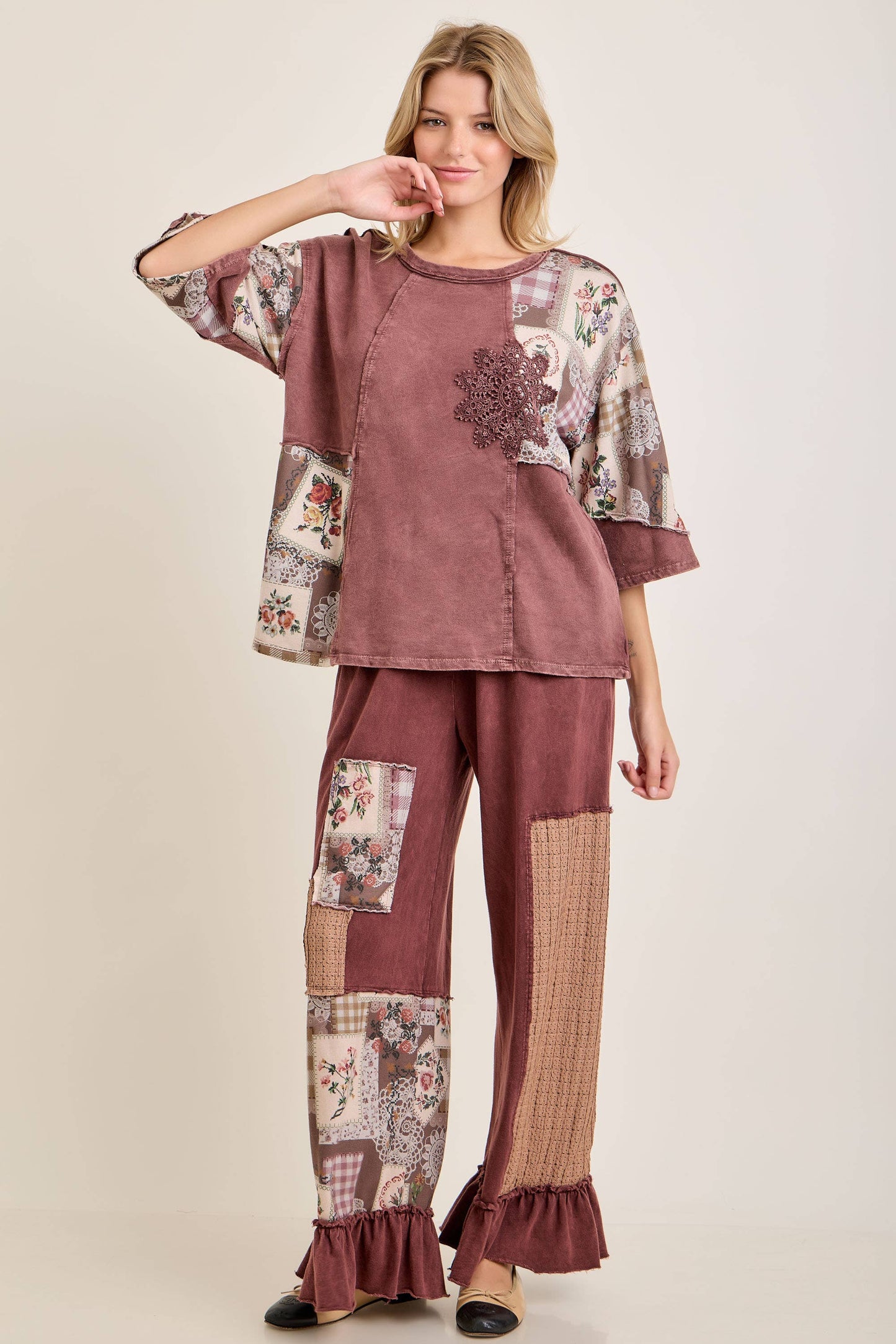 Nostalgia Ruffle Pants