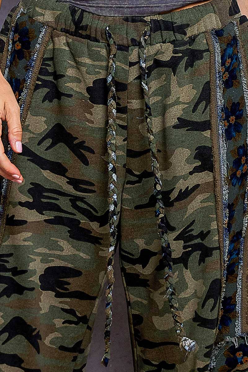 POL: Camo Patch Pants