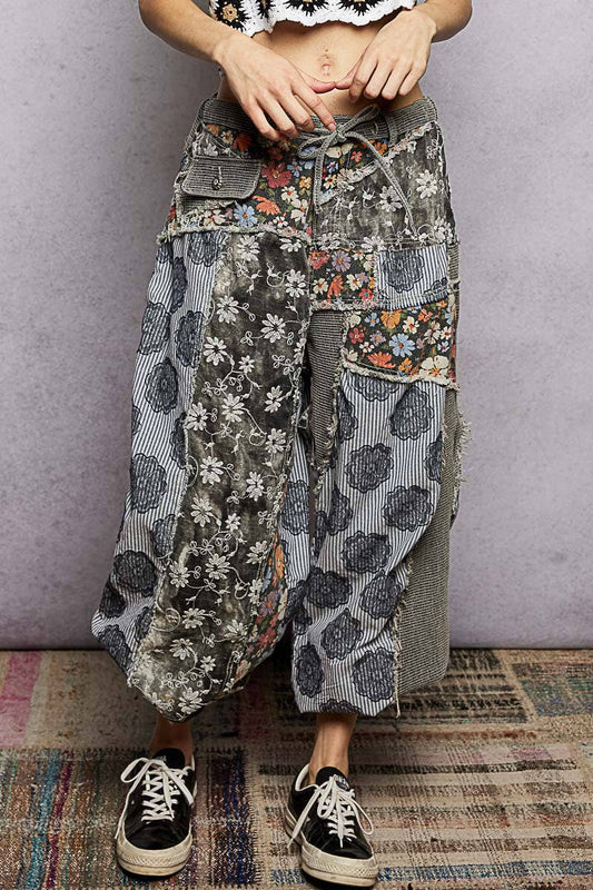 POL: Twill Patch Joggers