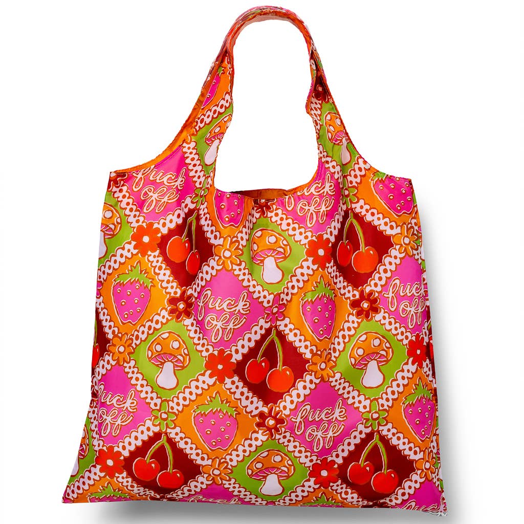 F*ck Off Retro Art Sack® - Reusable Tote Bag