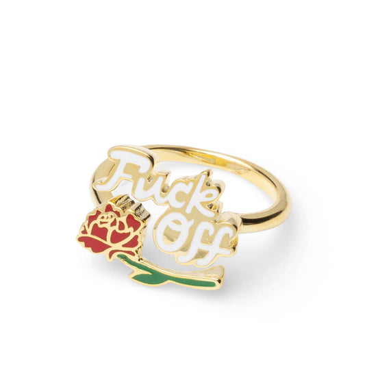 Swear Word Adjustable Ring