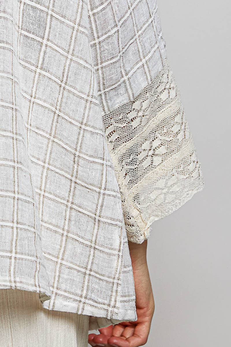 POL: Flowy Lace  Blouse