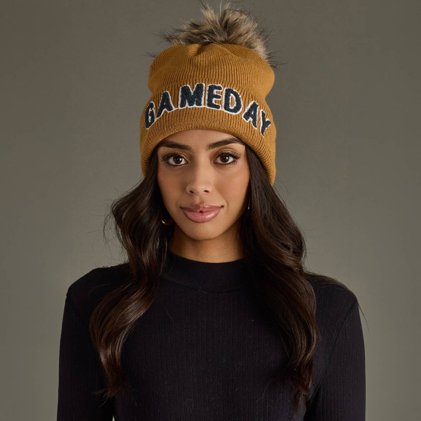 Camel & Gray Game Day Hat