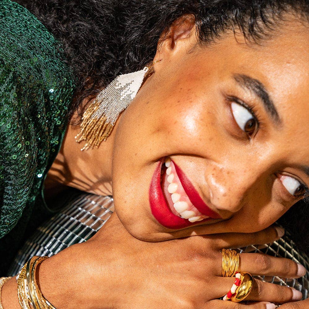 Claire Ombre Beaded Earrings