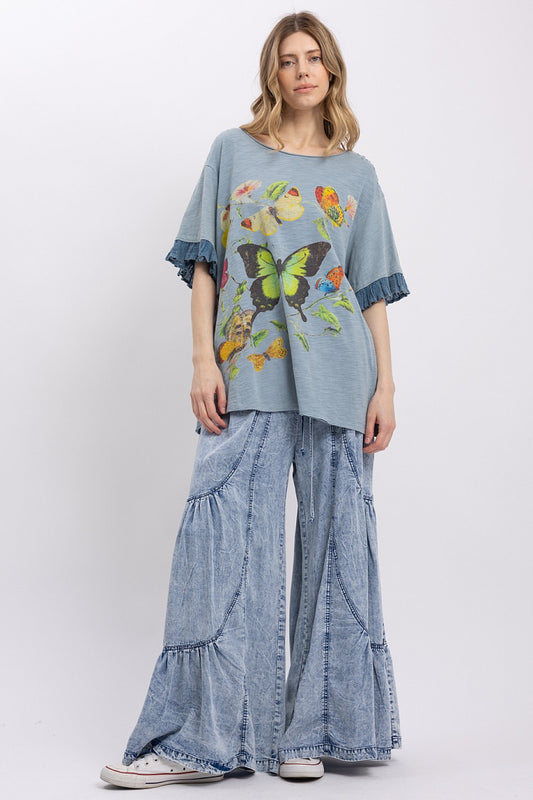 Butterfly Ruffle Tee