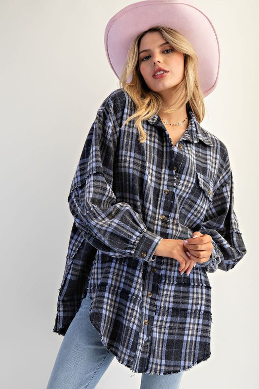 Oversized Flannel Shirt