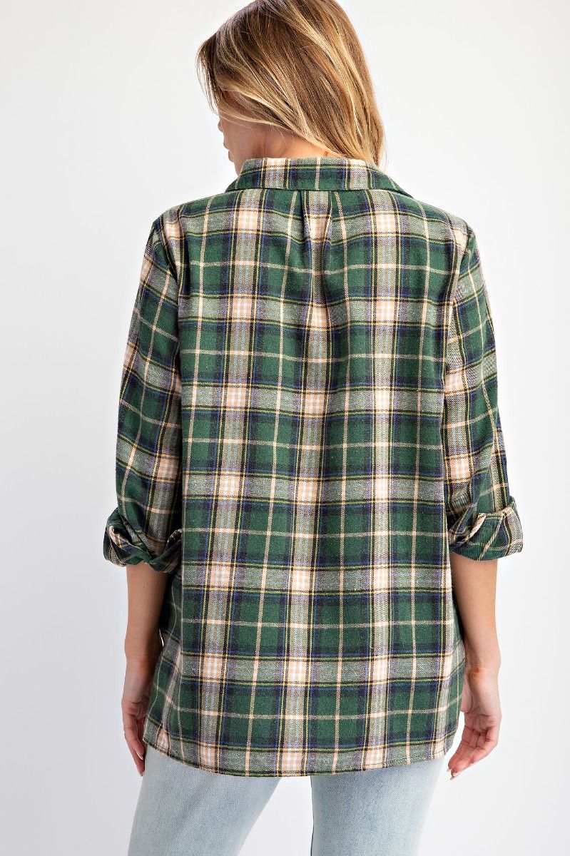 Elsie Plaid Top