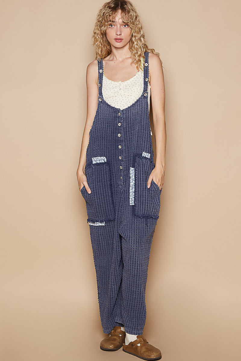 Textured Dreamy Overalls