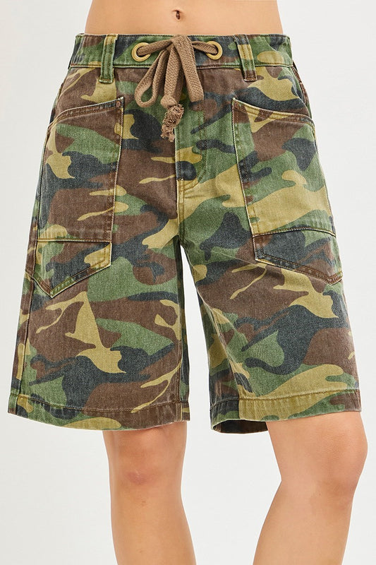 Camo Jorts