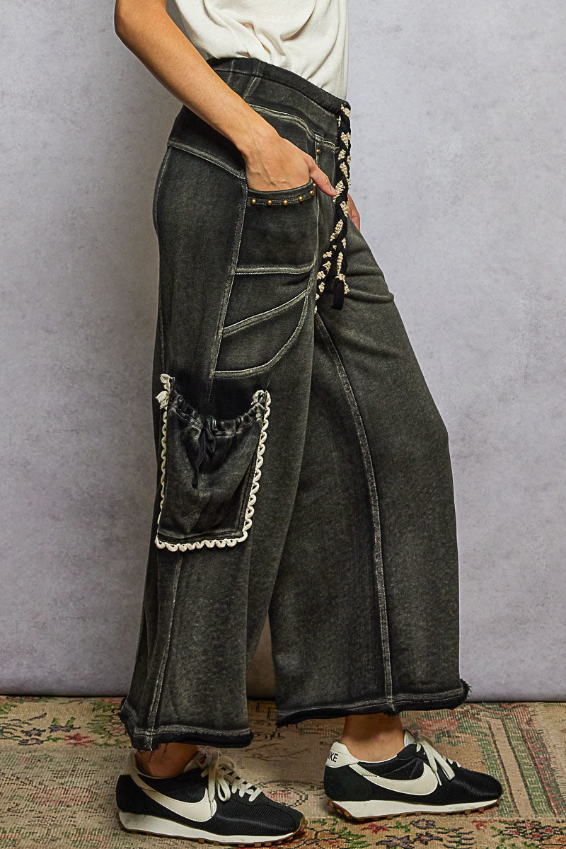 Pol: Raven Wide Legs