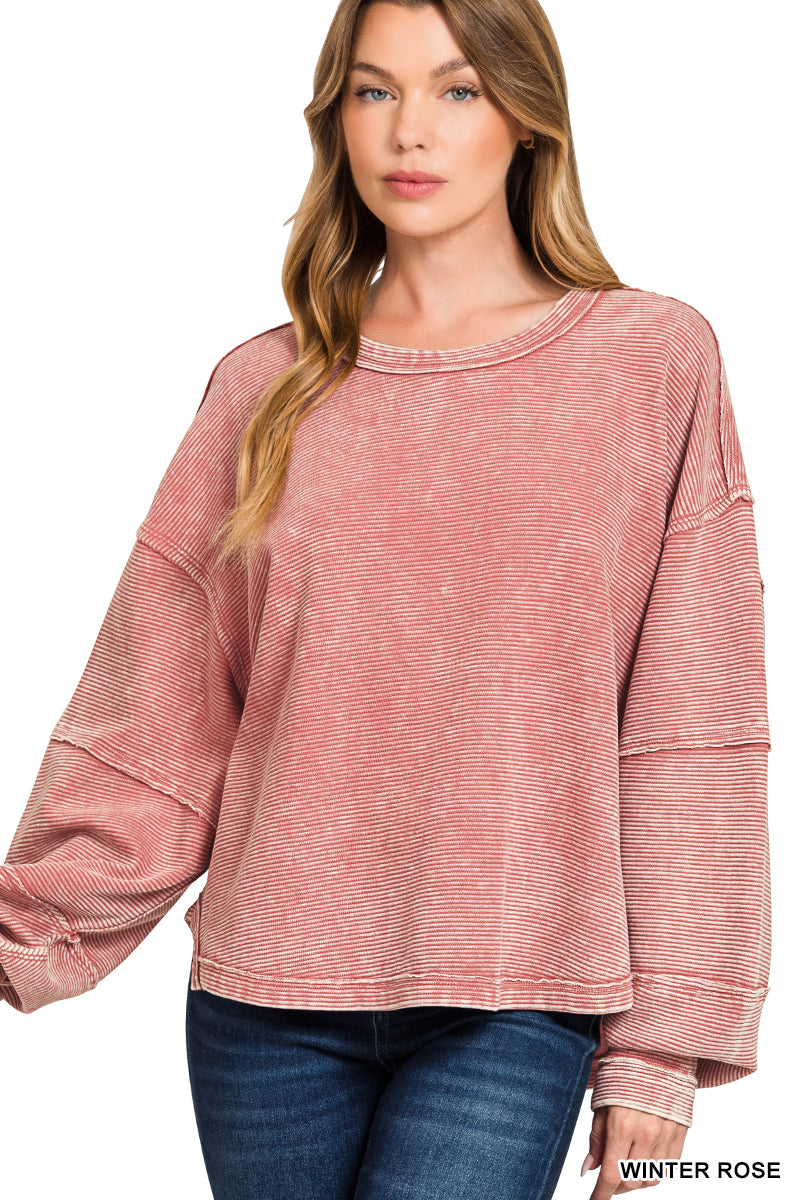 Double Ribbed Pullover