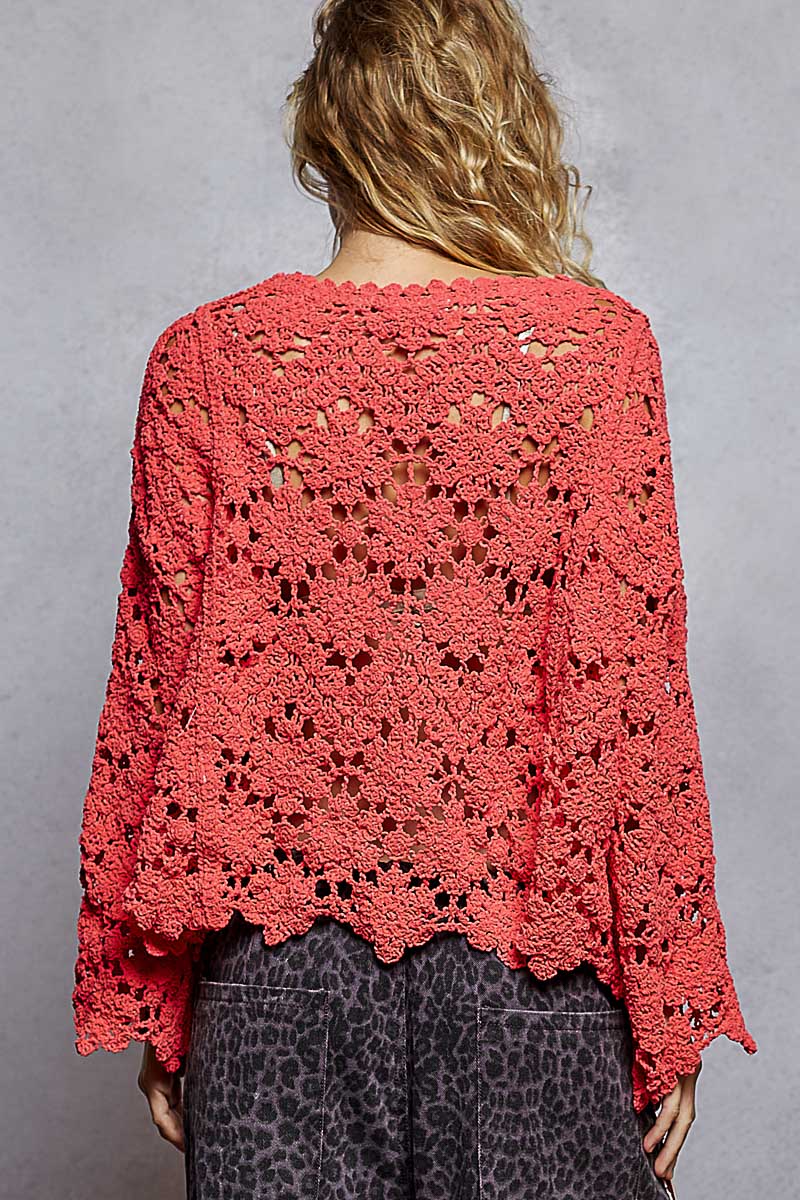 Fancy Crochet Pullover