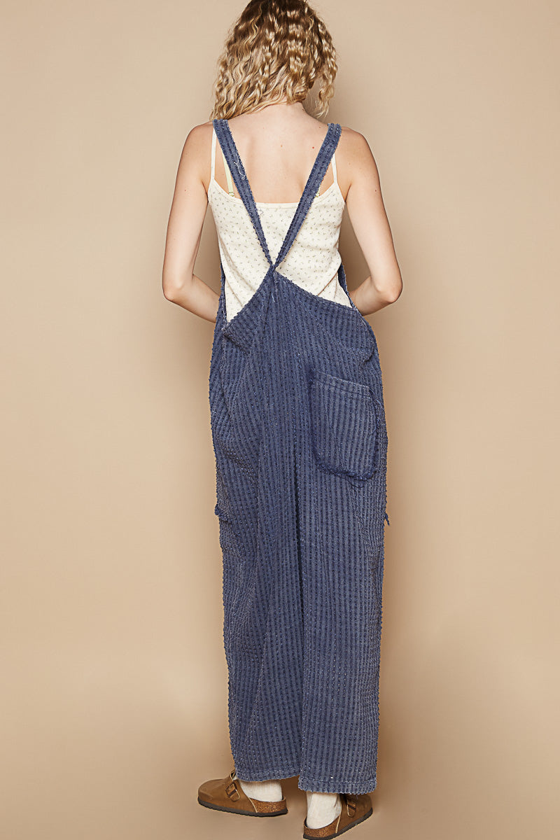 Textured Dreamy Overalls