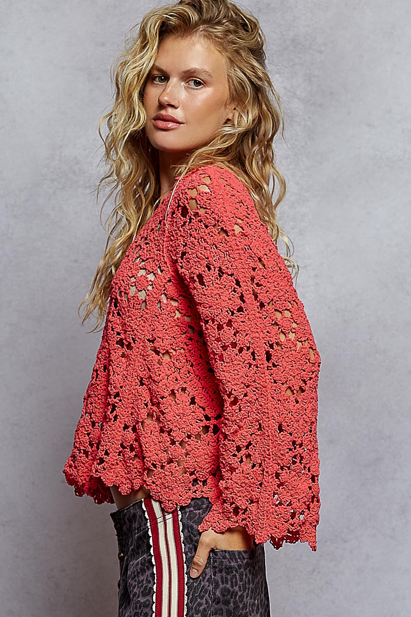 Fancy Crochet Pullover