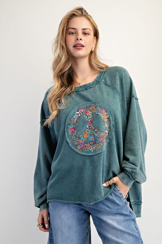 Peace Patch Pullover