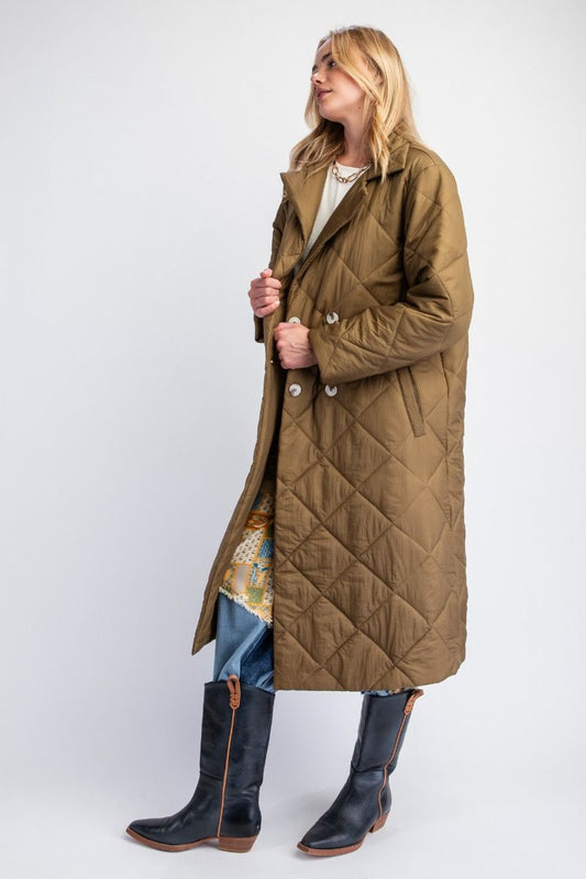 Long Quilted Jacket