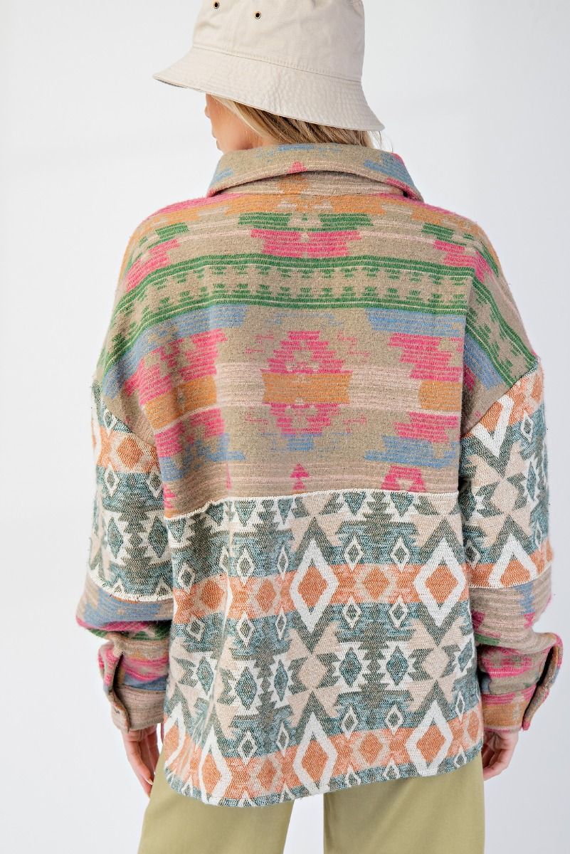 Aztec Fleece Pullover