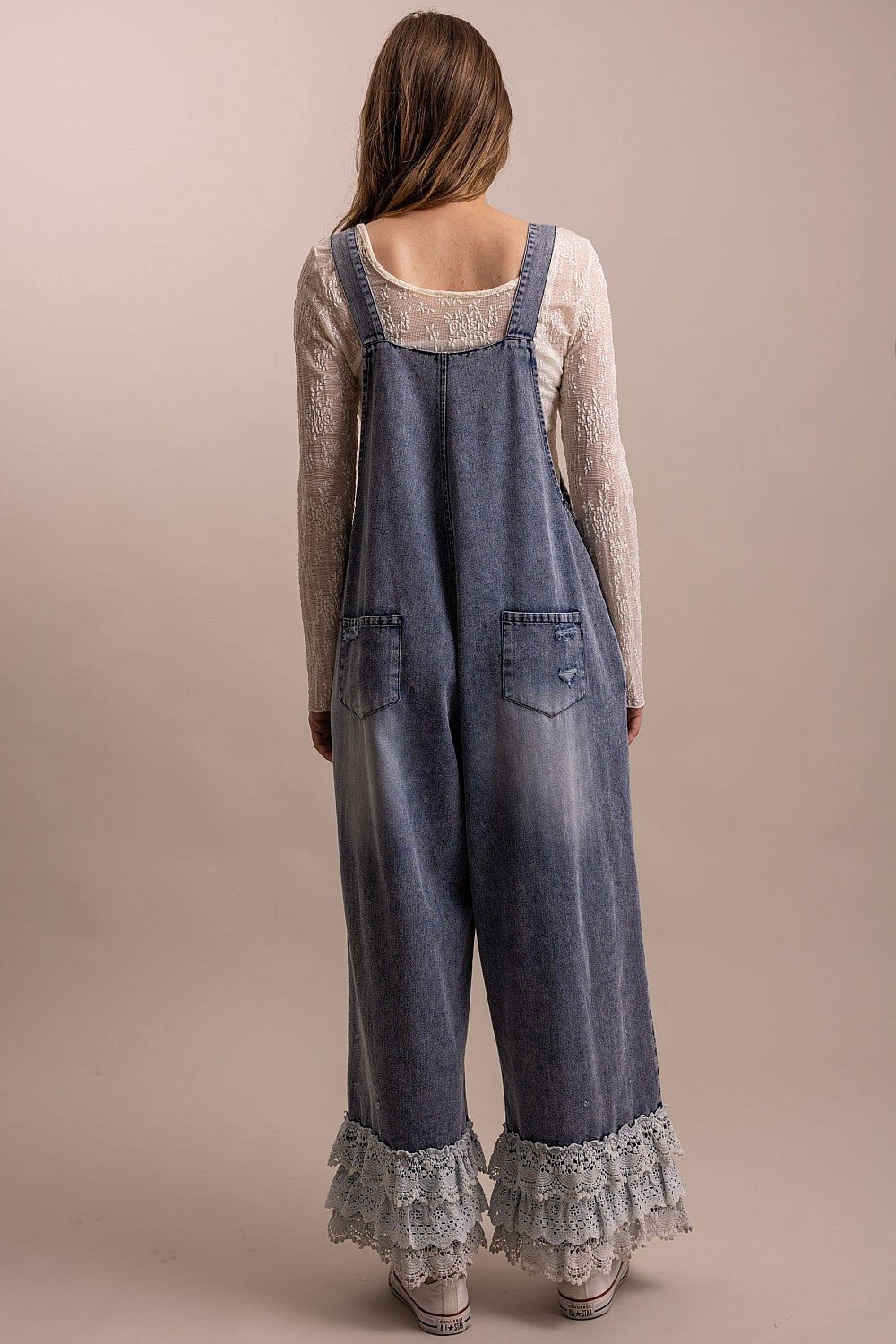Lace & Denim Dream Overalls