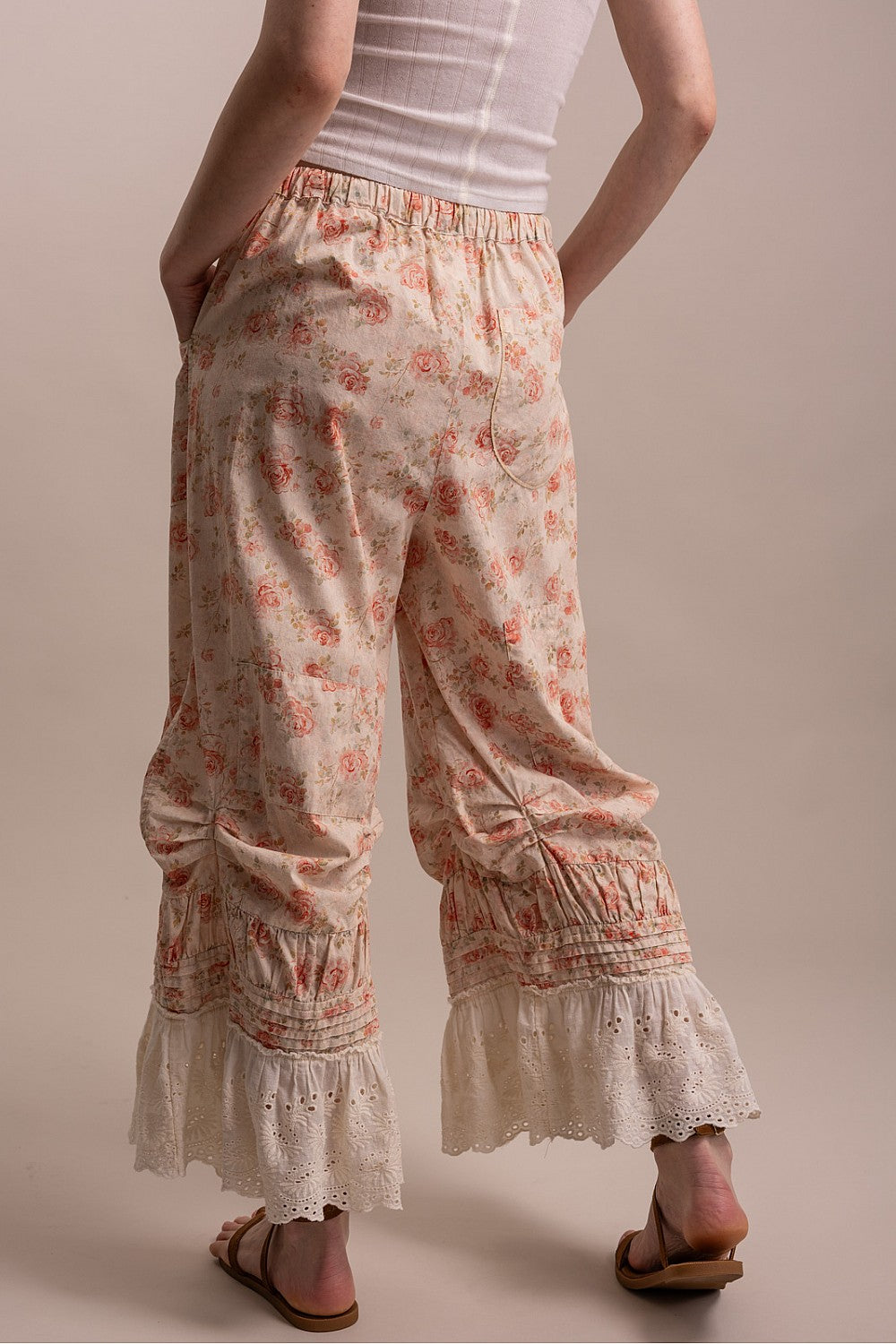 Ruffle Hem Pants