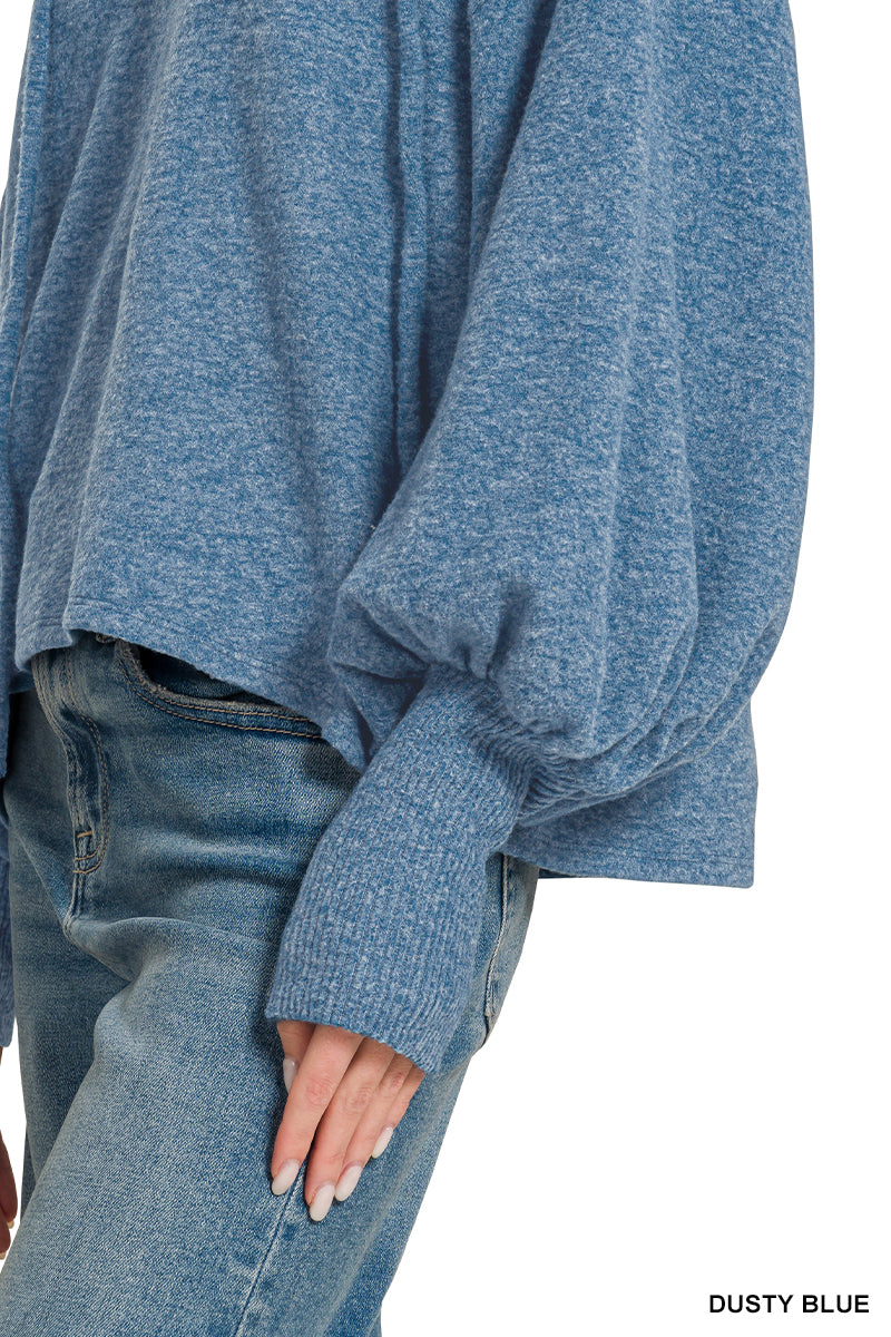 Hacci Crop Hoodie