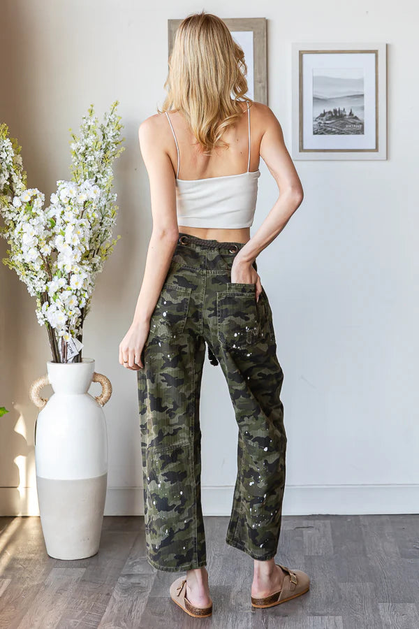 Distressed Camo Pants