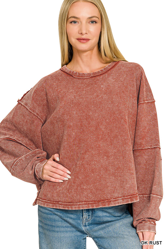 Double Ribbed Pullover