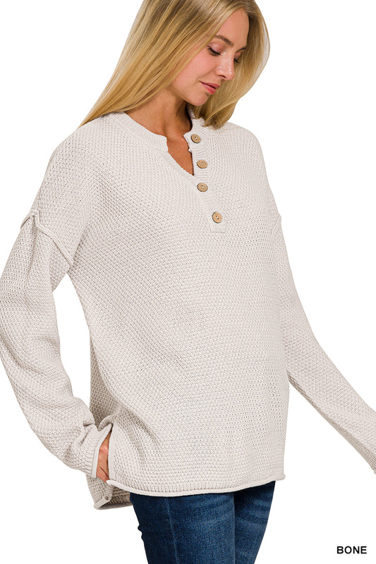 Basic Henley Sweater
