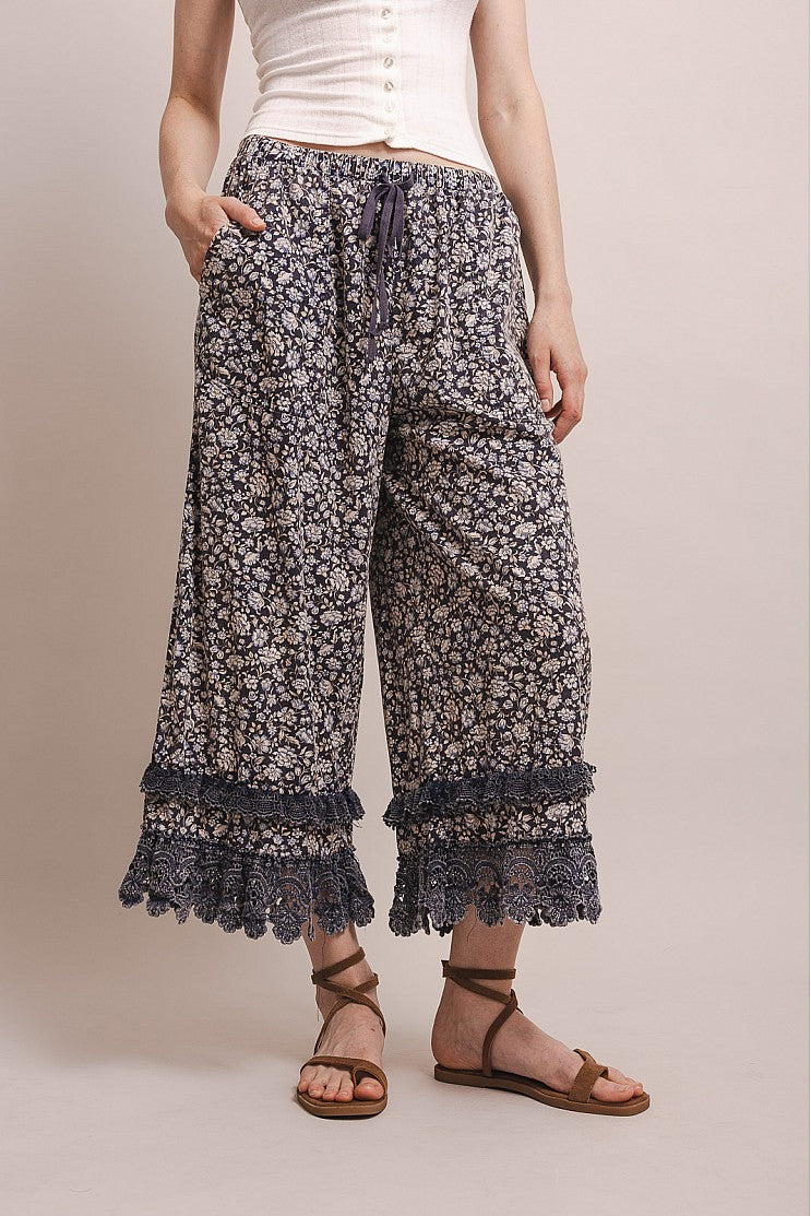 Cropped Lace Bloomers