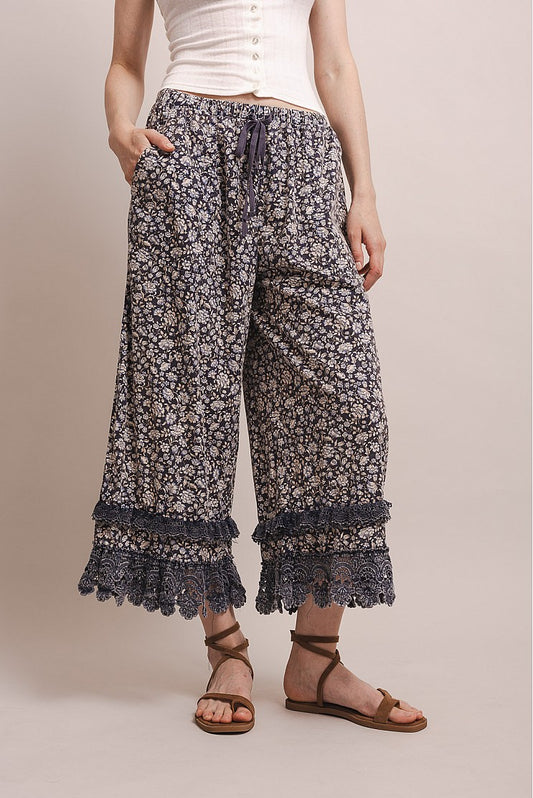 Cropped Lace Bloomers