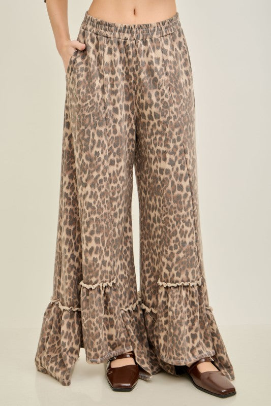 Tiered Skirt Pant