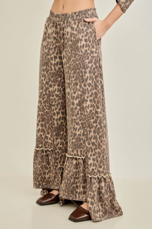 Tiered Skirt Pant