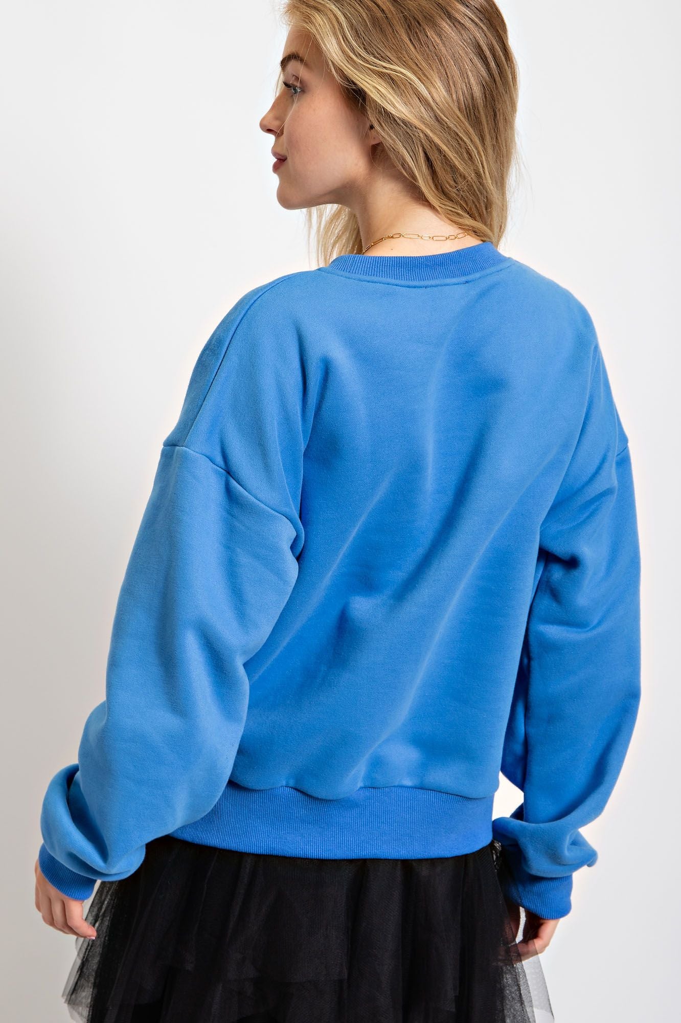 Blue Pocket Sweatshirt