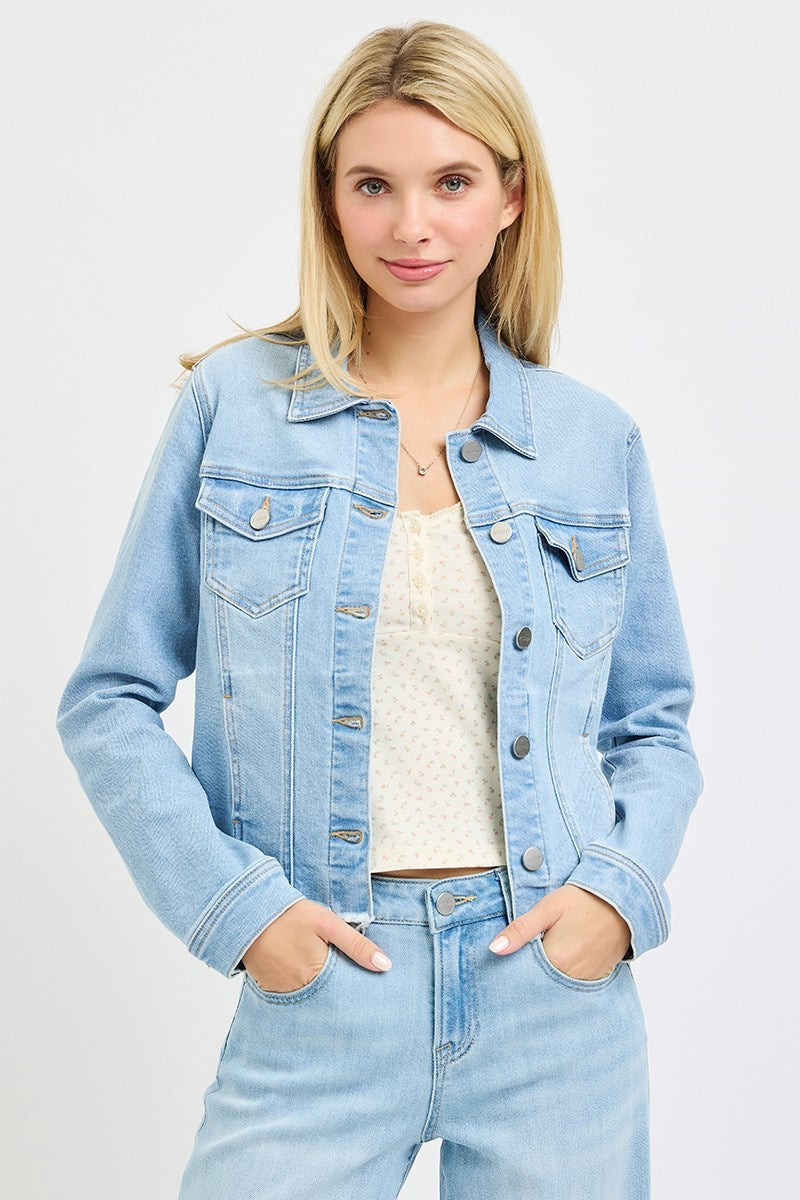 Fray Hem Jacket