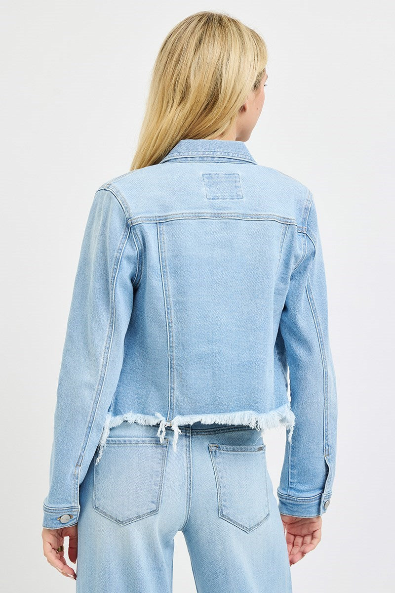 Fray Hem Jacket