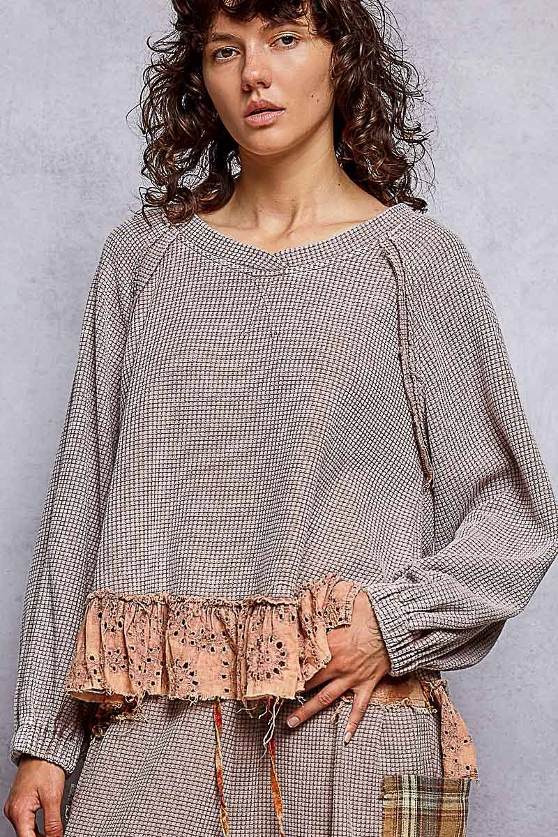 Thermal Cross-back Raglan