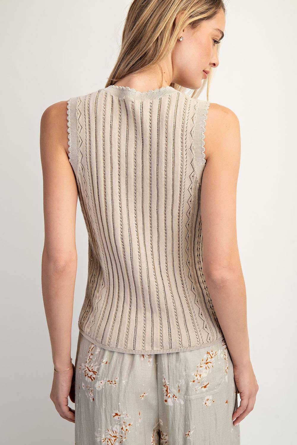 POINTEL SWEATER TANK TOP
