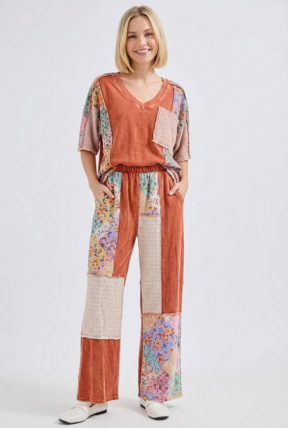 Rusty Floral Top