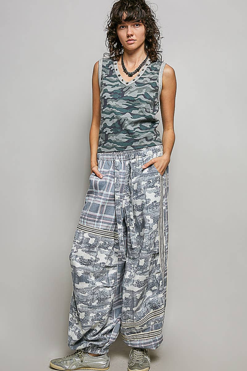 POL: V-Neck Stud Tank