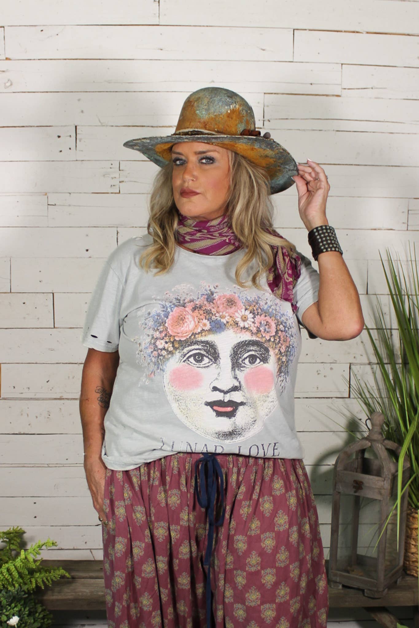 Jaded Gypsy: Soft Journey Tee - Lunar Love