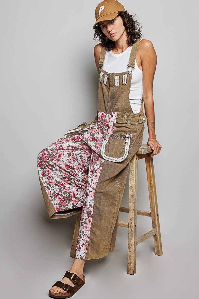 Pol: Vintage Wash Overalls
