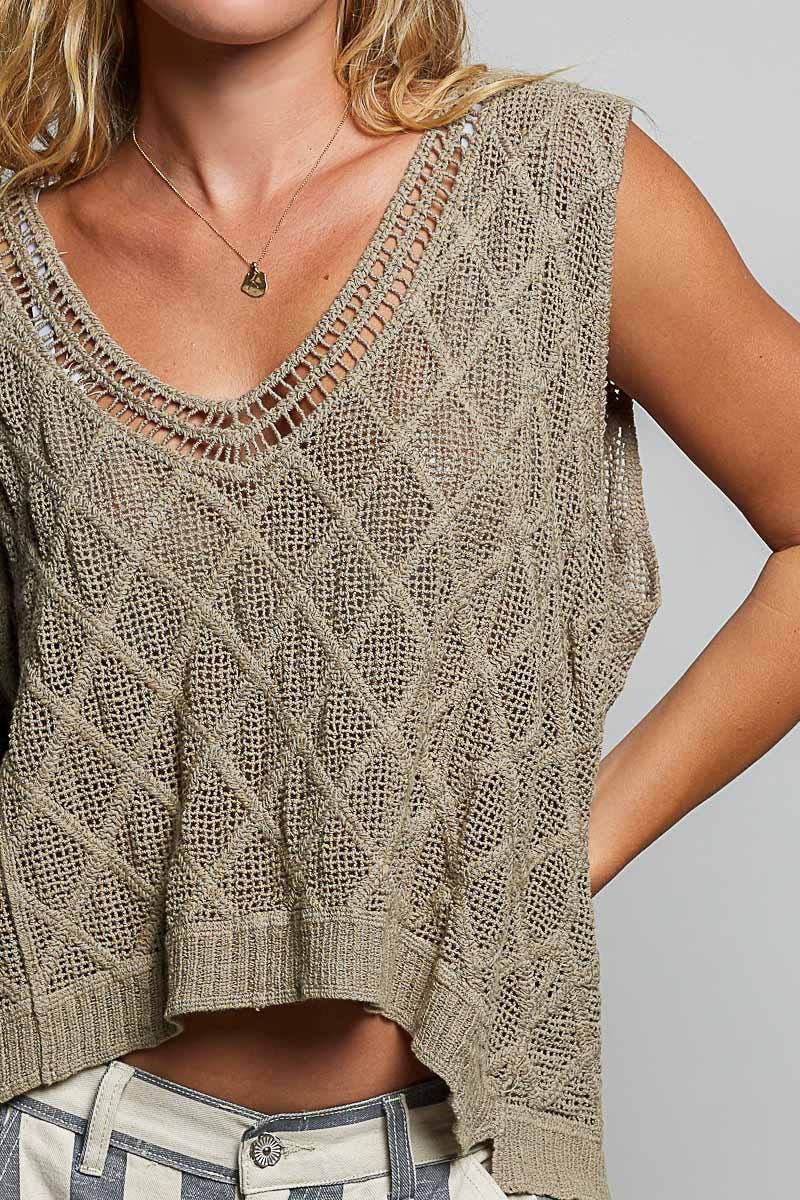 POL: Diamond Weave Vest